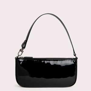 By Far Rachel Patent Leather Shoulder Bag